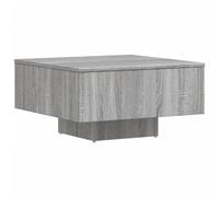 vidaXL Table Basse Table d'Appoint Meuble de Salon Bout de Canapé Salle de Séjour Intérieur Sonoma Gris 60x60x31,5 cm Bois d'Ingénierie