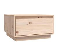 vidaXL Table Basse Table d'Appoint Meuble de Salon Table de Canapé Bout de Canapé Meuble de Salle de Séjour 55x56x32 cm Bois Massif de Pin