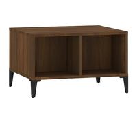 821043 vidaXL Table basse Chêne marron 60x50x36,5 cm Bois d'ingénierie