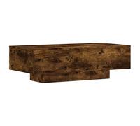 vidaXL Table basse chêne fumé 100 x 49,5 x 31 cm en bois d'ingénierie 833893