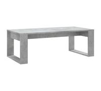 vidaXL Table basse gris béton 102x50x35 cm bois d'ingénierie 823362