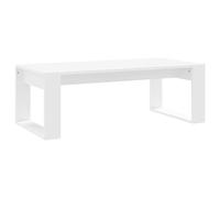 vidaXL Table basse blanc 102x50x35 cm bois d'ingénierie 823358