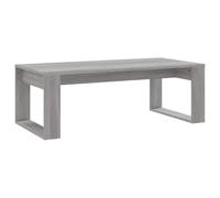 vidaXL Table basse sonoma gris 102x50x35 cm bois d'ingénierie