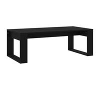 vidaXL Table basse noir 102x50x35 cm bois d'ingénierie 823359