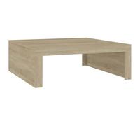 Vidaxl Table Basse Chêne Sonoma 100x100x35 Cm Aggloméré