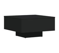 vidaXL Table basse Noir 60x60x31,5 cm Aggloméré