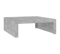 vidaXL Table Basse Table d'Appoint Table de Canapé Bout de Canapé Meuble de Salle de Séjour Salon Intérieur Gris Béton 100x100x35 cm Aggloméré