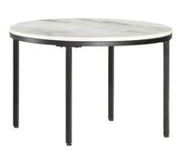 Table Basse Marbre Solide Véritable Table d'Appoint Canapé Salon Maison vidaXL