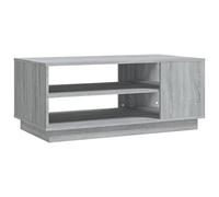 vidaXL Table Basse Table d'Appoint Table de Canapé Meuble de Salle de Séjour Bout de Canapé Salon Intérieur Sonoma Gris 102x55x43 cm Aggloméré
