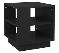 vidaXL Table Basse Table d'Appoint Table de Salon Bout de Canapé Meuble de Salon Salle de Séjour Intérieur Bois d'Ingénierie Noir 40x40x43 cm