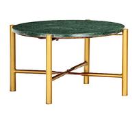 vidaXL Table Basse Table d'Appoint Table de Salon Canapé Salle de Séjour Intérieur Maison Vert 60x60x35 cm Pierre Véritable et Texture Marbre