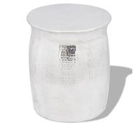 Table Basse Tabouret Martelé en Aluminium Multi-taille Multicolore vidaXL