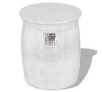 Table Basse Tabouret Martelé en Aluminium Multi-taille Multicolore vidaXL