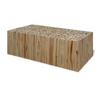 Vidaxl Table Basse Teck Véritable 90x50x30 Cm
