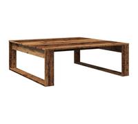 vidaXL Table basse vieux bois – bois d'ingénierie 100×100×35 cm Marron