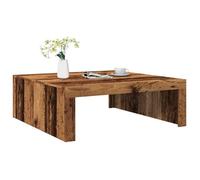 vidaXL Table basse vieux bois 100x100x35 cm en bois d'ingénierie 856684
