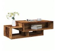 vidaXL Table basse vieux bois 105x55x32 cm bois d'ingénierie Cette table basse est un supplément intemporel à votre salon et à votre bureau actuels ! Matériau stable et durable : le bois d'ingénierie 