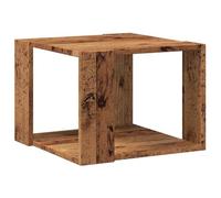 vidaXL Table basse vieux bois en bois d'ingénierie 40x40x30 cm 856494