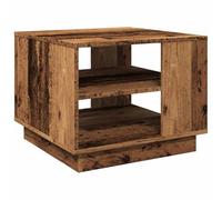 vidaXL Table basse Vieux Bois 55x55x42 cm bois d'ingénierie Marron