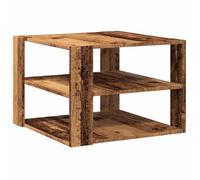 vidaXL Table basse Vieux bois 58x58x40 cm Bois d'ingénierie Marron