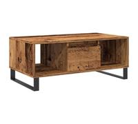 vidaXL Table basse Vieux Bois en bois d'ingénierie 90x50x36,5 cm