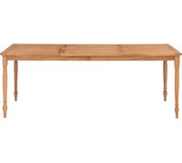 vidaXL Table Batavia 200x100x75 cm teck massif