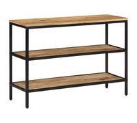 Vidaxl Table Console 100x35x70 Cm Bois De Manguier Massif Brut Marron
