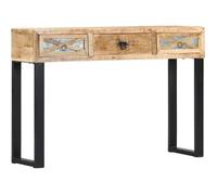 vidaXL Table console 110 x 30 x 76 cm Bois de manguier massif