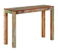 vidaXL Table console 110x35x76 cm Bois de récupération massif