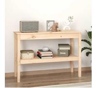 vidaXL Table console 110x40x75 cm Bois massif de pin 814299