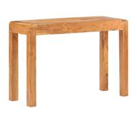 Vidaxl Table Console 110x40x76cm Bois D'acacia Massif Et Finition Miel Multicolore