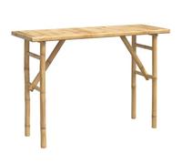 vidaXL Table console 115 x 39 x 75 cm en bambou