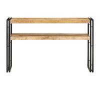 Vidaxl Table Console 120x30x75 Cm Bois De Manguier Brut