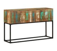 Vidaxl Table Console 120x30x75 Cm Bois De Récupération Massif Marron