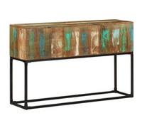 vidaXL Table console 120x30x75 cm Bois de récupération massif