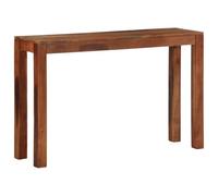 vidaXL Table Console 120x30x76 cm Bois Massif d'acacia, Bout de canapé, Table Console de Couloir, Support de Couloir, Table de Couloir