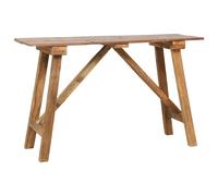 Vidaxl Table Console 130x40x80 Cm Bois Solide De Récupération Marron