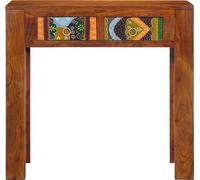 vidaXL Table console 80x35x75 cm bois massif acacia
