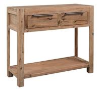 vidaXL Table console 82x33x73 cm Bois d'acacia massif