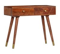 vidaXL Table console 286174 90x35x76 cm Bois d'acacia massif