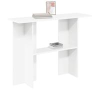 vidaXL Table Console Blanc 100 x 30 x 75 cm Bois d'ingénierie, Table d'entrée, Console Moderne, Meuble de Couloir, Gain de Place, Bois Technique, déco pour la Maison