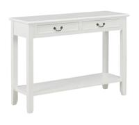 vidaXL Table console Blanc 110x35x80 cm Bois