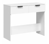 vidaXL Table console Blanc 90x36x75 cm Bois d'ingénierie
