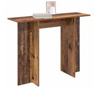 vidaXL Table Console Bois Ancien 100 x 30 x 75 cm Bois d'ingénierie, Table d'entrée Tendance, Console Moderne à Design étroit, Accent décoratif pour Salon, Affichage Fonctionnel à la Maison
