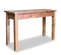 vidaXL Table console Bois de récupération massif 123 x 42 x 75 cm