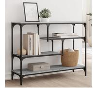 vidaXL Table console 838916 Bout de canapé avec étagère, table d'appoint industriel