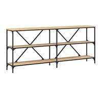 Vidaxl Table Console Chêne Sonoma 180x30x75cm Bois D'ingénierie Et Fer Multicolore