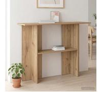 vidaXL Table console Chêne artisanal 100 x 30 x 75 cm - Moderne, gain de place, bois composite