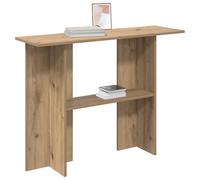 vidaXL Table Console Chêne Artisanal 100 x 30 x 75 cm, Table d'entrée, Console Moderne, Meuble de Couloir, Gain de Place, Bois Technique, déco pour la Maison