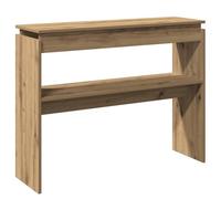 vidaXL Table console chêne artisanal 102x30x80 cm bois d'ingénierie